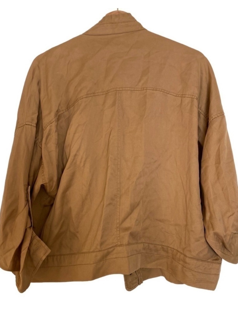 Urban Outfitters Light Tan Utility Jacket with Front Pockets - Picture 7 of 8